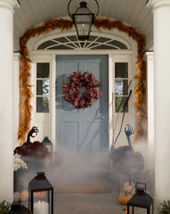 6' Faux Golden Fern Garland