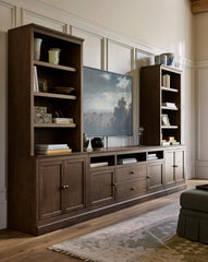 Bernard Storage Media Console Set (108"-132")