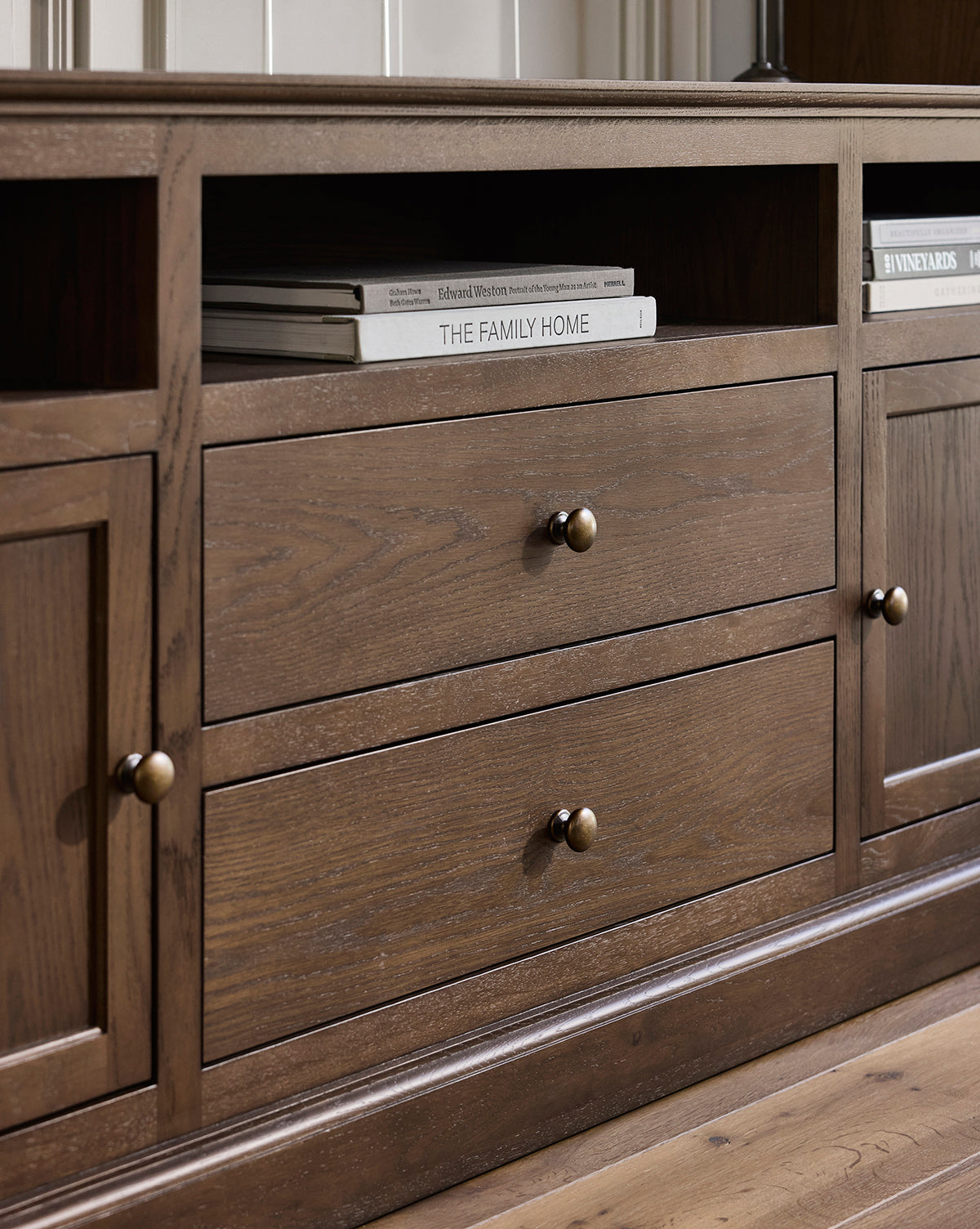 Bernard Storage Media Console Set (108"-132")