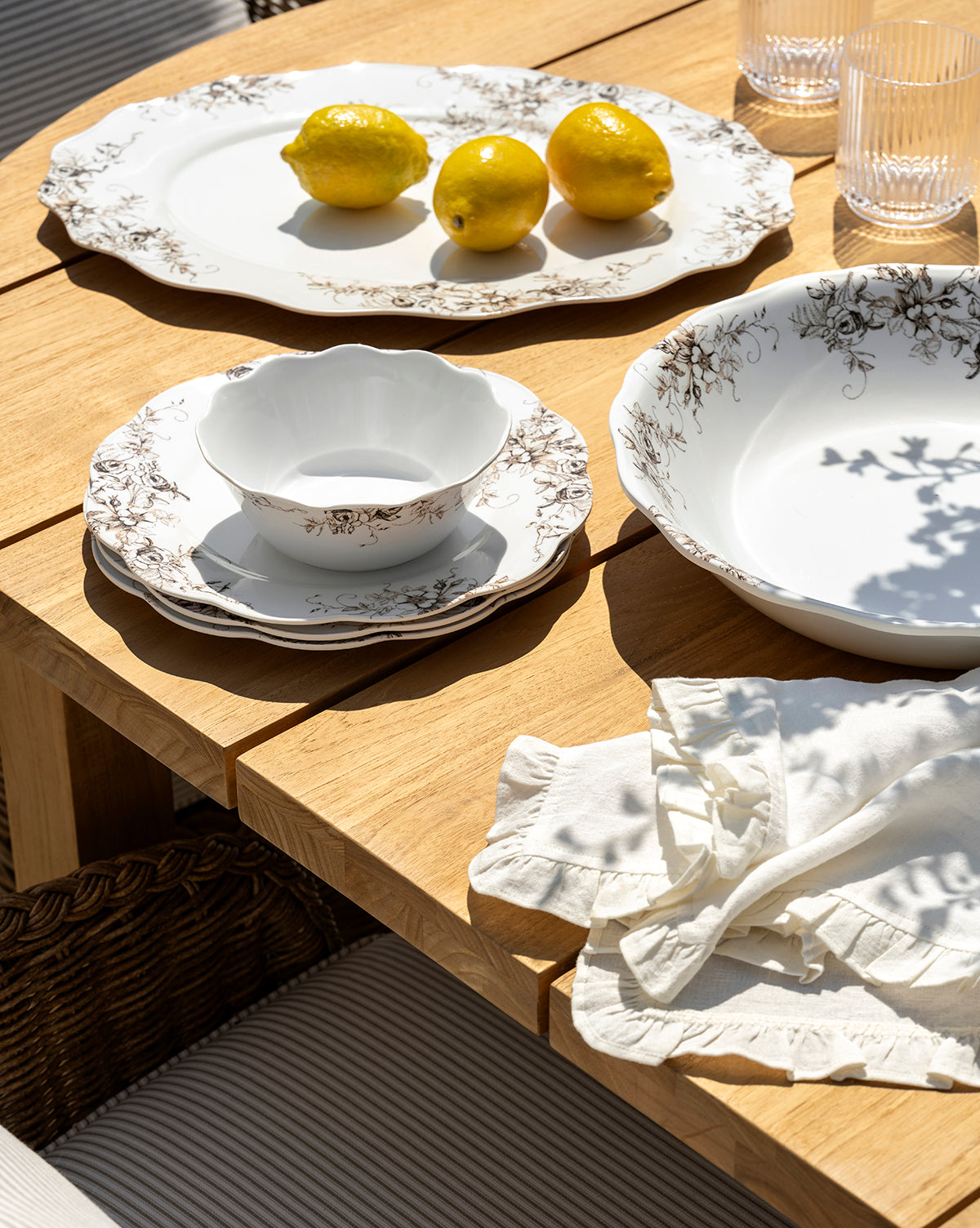 Avondale Melamine Serving Bowl