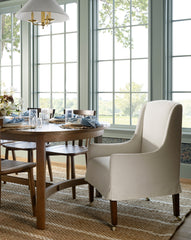 Concord Skirted Arm Dining Chair